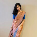 Losliya Mariyanesan Instagram - 💫 Thanks for this beautiful saree @tribanga_india Makeup & hair @vaishuzmakeover Jewels @anamika_nuptial_aabaranam