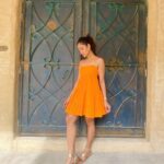 Losliya Mariyanesan Instagram - Orange all day 🍊