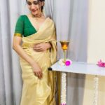 Losliya Mariyanesan Instagram - Onam 🪷 Costume @studio_l_by_lini Jewels @quillsspills
