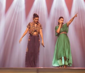 M.M. Manasi Instagram - The @manasimm @monisshamm sisters' Splendid Song Performance Takes Audience by Storm in #NanbanEntertainmentLaunch happened last night

@proyuvraaj 💯
@arunprasath_photography 😇

#NanbanCraftmastersAward
#NanbanArtsAndCultureLaunch

nanban_group @NanbanNarain @NanbanEntIndia @Aariarujunan 

#kollywood #tollywood #mollywood #celebrities #singer #sisters #rocking #performance #chennai #tamilnadu #india #picoftheday #trending #trendingnow