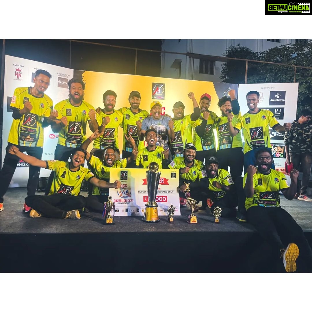 Ma Ka Pa Anand Instagram - One more achievement to our list of accomplishments! Our winning streak remains unbroken as we emerged victorious once again at a recent DCC tournament held yesterday! 6 tournaments 6 finals 4 championships! our winning streak continues to soar! ππͺπ» #TeamSilkSmitha #ChampionsForever #WinningStreak