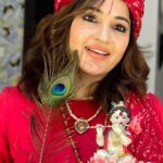 Madhavi Latha Instagram - Just say krishna krishna thats it #krishna #radheradhe #haribol #lovekrishna #krishnalove #madhavilatha #hindi #krishnasonghindi
