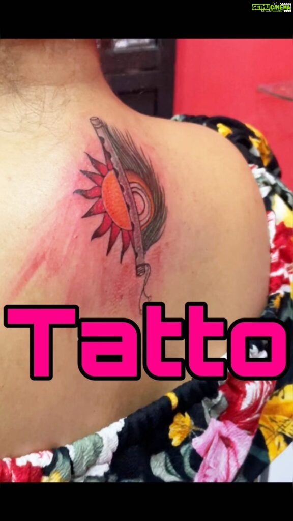 Madhavi Latha Instagram - Tatto ne kaaduu Tatto ( pachabottu ) pachabottesina ……. Pachabottu chediripodule #pachabottu #tatto #feeling #emotion #tattoisbond #tattomeaning