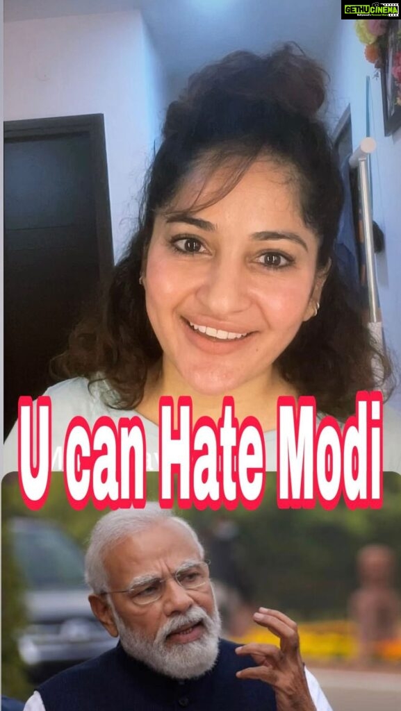 Madhavi Latha Instagram - Modi Haters but I love modi #modi #namoindia ##namomodi #hatemodi #haters #modihawa