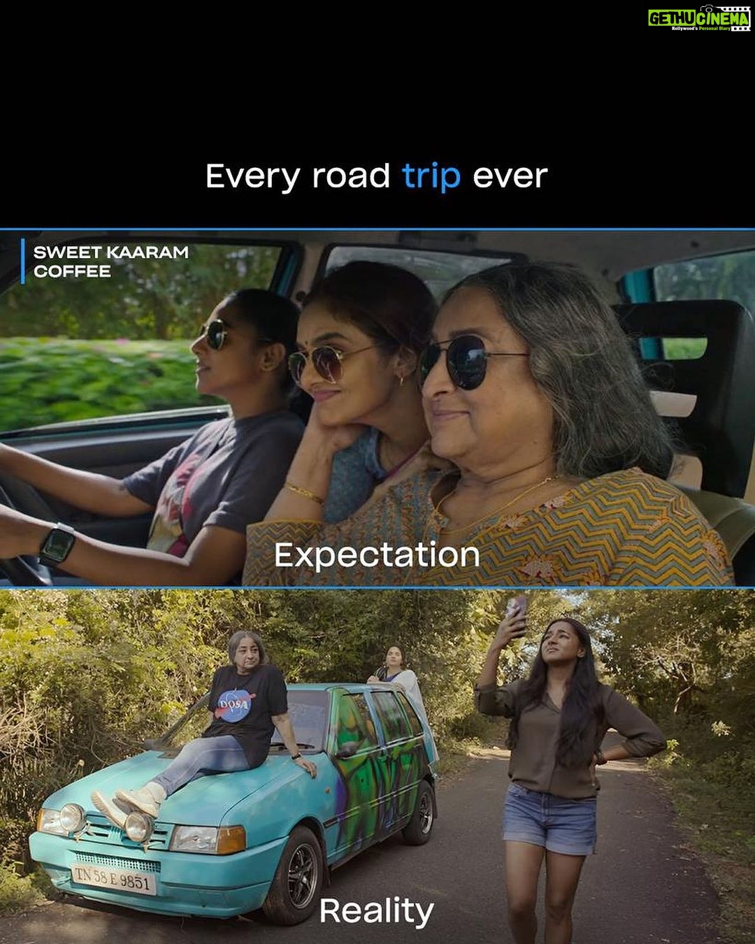 Madhoo Instagram - From expectation to reality, this trip has a new twist at every turn 🚙✨ #SweetKaaramCoffee, watch now! @primevideoin #ReshmaGhatala #Lakshmi @santhybee #VamsiKrishna @liontoothsocial @bejoynambiar @krishnafilmmaker @whatiswat @manju.mohan83 #GovindVasantha @sharmishta.roy #KrishnanVasant @viraj2singh @remydalai @ekalakhani #PraveenAnthony @srinivasbhuvan @thinkmusicofficial @siva_ananth @mr_makhija #KavinBabu @_balasuresh @dev.in.the.gram @alexx_onell @ayeshakapur @danixycode @karthiknetha_official @gbalaji @valentino_suren @alagiakoothan @g_man4ever_official @vinithramenon @krishnaramkumar @anita.nuthakki
