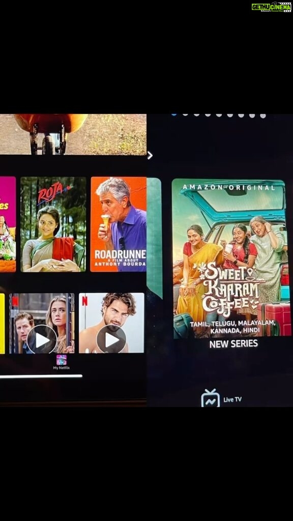 Madhoo Instagram - After 30 years… #roja from The 90s #sweetkaaramcoffee #2023 trending on #netflix and #amazinprime . LIFE IN FULL CIRCLE ⭕️ #gratitude 💃🙏