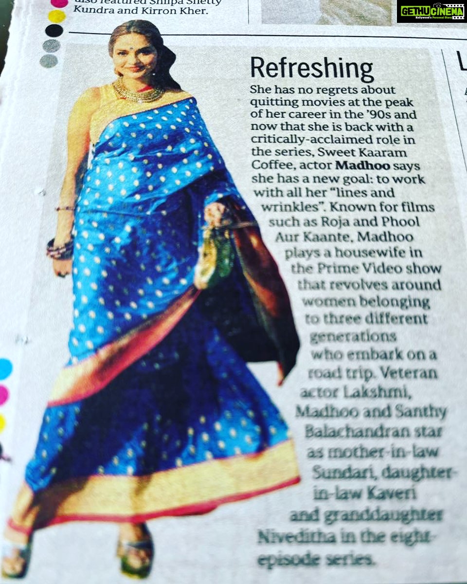 Madhoo Instagram - @kuntishah in my moms saree ❤️❤️❤️❤️