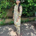 Madhurima Tuli Instagram - Love this new outfit by @ambraee_ 💛💛 #yellow #love #sun #indianwear
