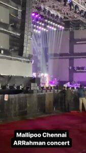 Madhushree Instagram - It was a huge concert . #arrahman  #concert  in #chennai  thanks a ton to #arrahman ji