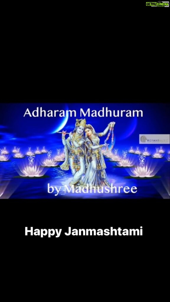 Madhushree Instagram - Happy Krishna Janmashtami #adharammadhuram #krishna #happy #janmashtami #krishnabhajan #krishnastuti #harekrishna #hare #harekrishna