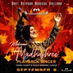 Madhushree Instagram – Music, once admitted to the soul, becomes a sort of a spirit, and never dies. 

It is a tremendous honor to welcome MADHUSHREE Ma’am- the legendary playback singer in some of the most famous compositions, including those of AR Rahman, to Pradharshini’23! 

Prepare for an evening of soulful music that is sure to satiate your being! 

WHERE GLORY BECKONS!!#kmc 
#kilpaukmedicalcollege 
#pradharshini 
#pradharshini23 
#space 
#intercollegeculturals
