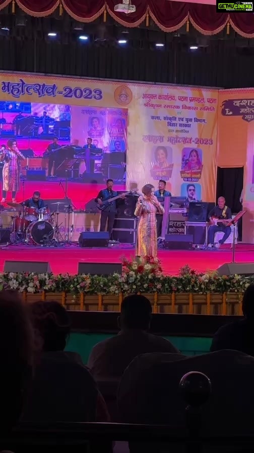 Madhushree Instagram - Live in #patna #dushera #mahotsav