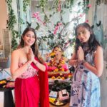 Madhuurima Instagram - High vibrations on his Spl day. Thank you god for fulfilling everyones wishes who are aligned with their purpose. . Keep the blessings coming ❤️. Happy birthdayGAMPU ❤️❤️ Styled by @litittlepuffsofhappiness @styleitupwithraavi outfit @masumimewawallaofficial