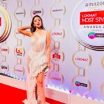 Madhuurima Instagram – Standing tall like an angel. Well ain’t I the most fashionable one 😍.
@lokmat most stylish awards.
Styling @littlepuffsofhappiness @styleitupwithraavi
Outfit @mireyasanya
Jewellery @cherryblossomdesigns
Cordinated by @yourstylistforever
Make up & Hair – @sidandpiyu