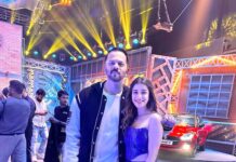 Madhuurima Instagram - Sharing the stage With the one and only LION KING @itsrohitshetty . The lion and the wolf 😍 Will miss the banter and how he teases me. M gonna miss u. Miss the show sir. ❤️❤️. And all my other jungle wasio ❤️❤️🤗🤗 hugs.