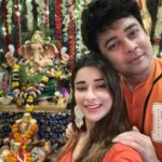 Madhuurima Instagram - He’s so cute 🤗🤗🤗🤗 Orange outfit by @rivaajclothing