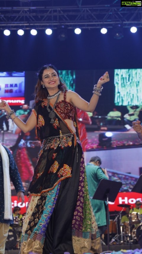 Madirakshi Mundle Instagram - Soaking in the Garba fervour on the auspicious day of Navami. An honour to grace a glorious occasion brought to life by all you enthusiastic Navrati revellers @lotusnavratri 2023. Thank you Shri. @narendramehtal for the invitation, warmth and recognition. Dear residents of Mira Bhayandar Thank you! for all the love and respect. You were a wonderful wonderful crowd. So much fun! to share the rang manch with my buddy & super popular @rohitbakshi4 Emceed by the inimitable @anuraagpandey_rj 👗 Styled by my favourite and always on point @krishi1606 . Loved the outfit! and all the compliments it brought ❤️