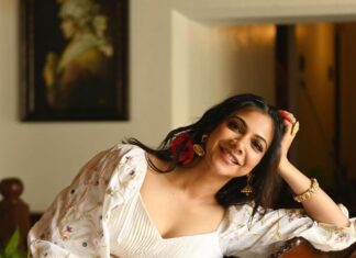 Madonna Sebastian Instagram - Onavarnangal 🌺🌺🌺 #onamvenam @raimes_designerboutique @rahul_raj_._r @samson_lei @samsonlei_hair_and_makeup @planetjewel @fortekochi #onam #onamonam2023 #kerala