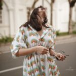 Madonna Sebastian Instagram - Sweet little rainbows 🌈 and their hidden treasures :)) Outfit: @cafefashion_by_remya_nair Photography: @kunjippaaru Styling : @remya__nair Mua : @jeenamakeupartist Location : @abad.hotels Abad Hotel, Mattancherry