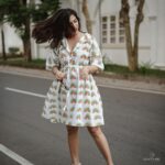 Madonna Sebastian Instagram - Sweet little rainbows 🌈 and their hidden treasures :)) Outfit: @cafefashion_by_remya_nair Photography: @kunjippaaru Styling : @remya__nair Mua : @jeenamakeupartist Location : @abad.hotels Abad Hotel, Mattancherry