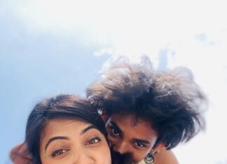 Madonna Sebastian Instagram - Happyyyy Onammmm!!!! Neeyum njanum entonavum @michelle__sebastian #happyonam 🌸🌸🌸 #onam