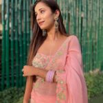 Maera Mishra Instagram – Bloom like a Flower, Shine like a Star. 🌸
Outfit by @rosecreationsludhiana ❤️