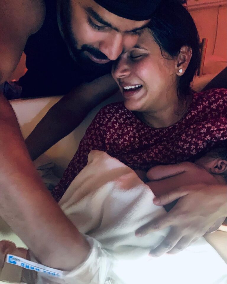 Mahat Raghavendra Instagram - God has blessed us with a cute little baby boy today morning! Prachi & me are over joyed with this bundle of happiness. Thank you everyone for all your love and good wishes 🤗❤️ So excited to be a dad🤩
