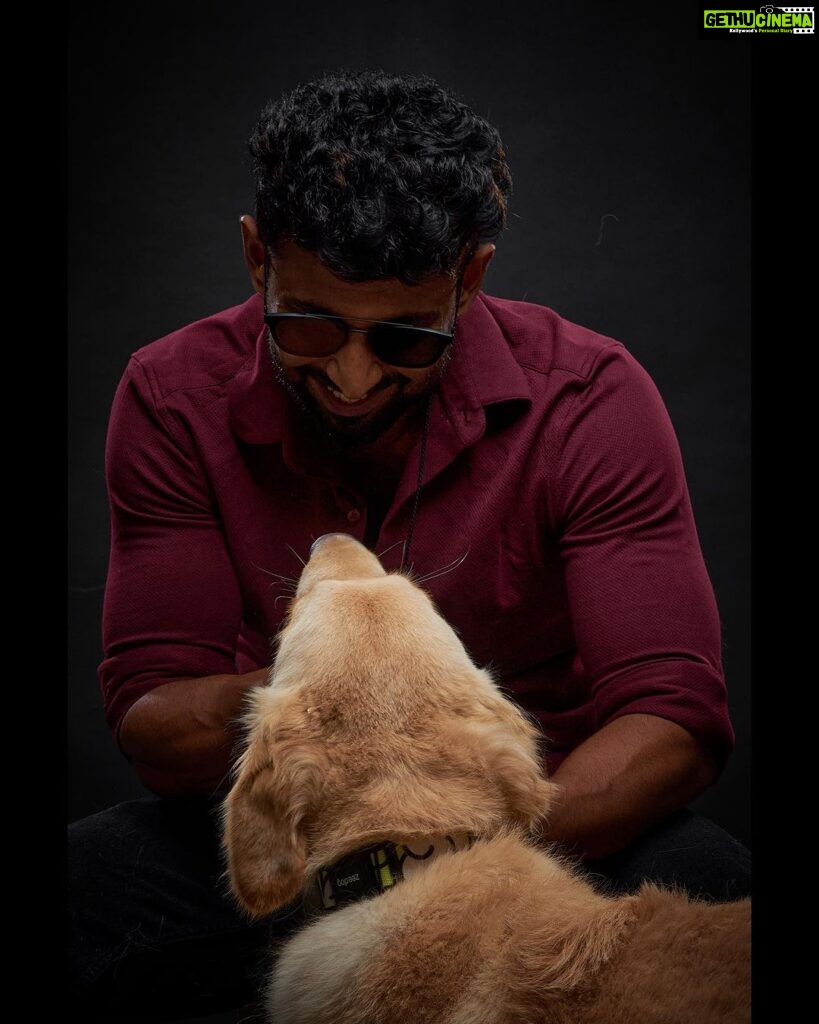Mahendran Instagram - “Happy 1st Barkday to my fur-ever son @mroscar29 ! 🐾 Your unconditional love fills my heart with joy every day🧿🤞. Here’s to many more years of tail-wagging happiness together💕!Dadda loves u sooo much ❤️💯 #HBDOscar #oscar #Mahendran #maheoscar Thank you so much @elan_cinemo bro 📸 Studio @njstudios_7159 na 😘 India