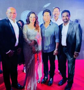 Mahima Nambiar Instagram - I couldn’t have asked for more 
Three legends in one frame ❤️
Will cherish this moment forever . 
Some pictures from the trailer launch of my next #800  The unknown story of Muthiah Muralitharan @murali_800 Sír. Extremely happy and proud to have played Madhi Malar ji @madhimalar his wife in the film. Can’t wait for all of you to watch the film. 
Special thanks to @sachintendulkar Sír and @sanath_jayasuriya Sír For gracing the event with their presence.I’m still Star-Struck 
Thank you DirSripathy @mad.mittal @rdrajasekar.isc 

Outfit and styling @studio149 

#800 
#Muthaiahmuralitharan #biopic #sachin #sanath #starstruck #excited #cantwait