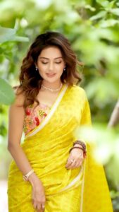 Mahima Nambiar Instagram - 🤍 

Wearing @studio149 
Clicked by @camerasenthil 
 
#sareelove #mahimanambiar #smile #spreadlove