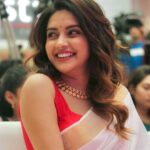 Mahima Nambiar Instagram - Trailer launch of Chandramukhi 2❤️ #chandramukhi2 #trailerlaunch #keralavibes #keralasaree Chennai, India