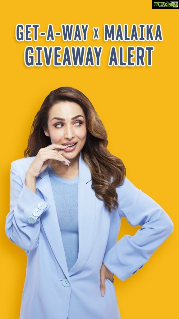 Malaika Arora Instagram - 🚨GIVEAWAY ALERT!🚨 😍WIN a MONTH-LONG SUPPLY😍 of our delicious treats by sharing your funniest dessert disaster!🍦 🫣Comment below with your #DessertDisasters story & tag 3 friends 😜Ask them to follow @getawaydesserts 🍨Bonus points for sharing on your stories! 🎉ONE lucky winner will be announced in 7 days! #DessertDisasters #GetAwayDesserts #Giveaway #TagFollowComment #GetAWayXMalaika #GAWxMA #MalaikaLovesGAW