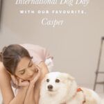 Malaika Arora Instagram - #InternationalDogDay: I couldn’t have asked for a better companion to spend my shoot days with. Isn’t he such a natural? Celebrating today and everyday with my superstar, Casper. #TheLabelLife  #ElevatedLifestyleEssentials  #ArriveInStyle #StyleEditorPicks #StyleEditorNotes #StyleEditorMalaika #MalaikaArora #Casper