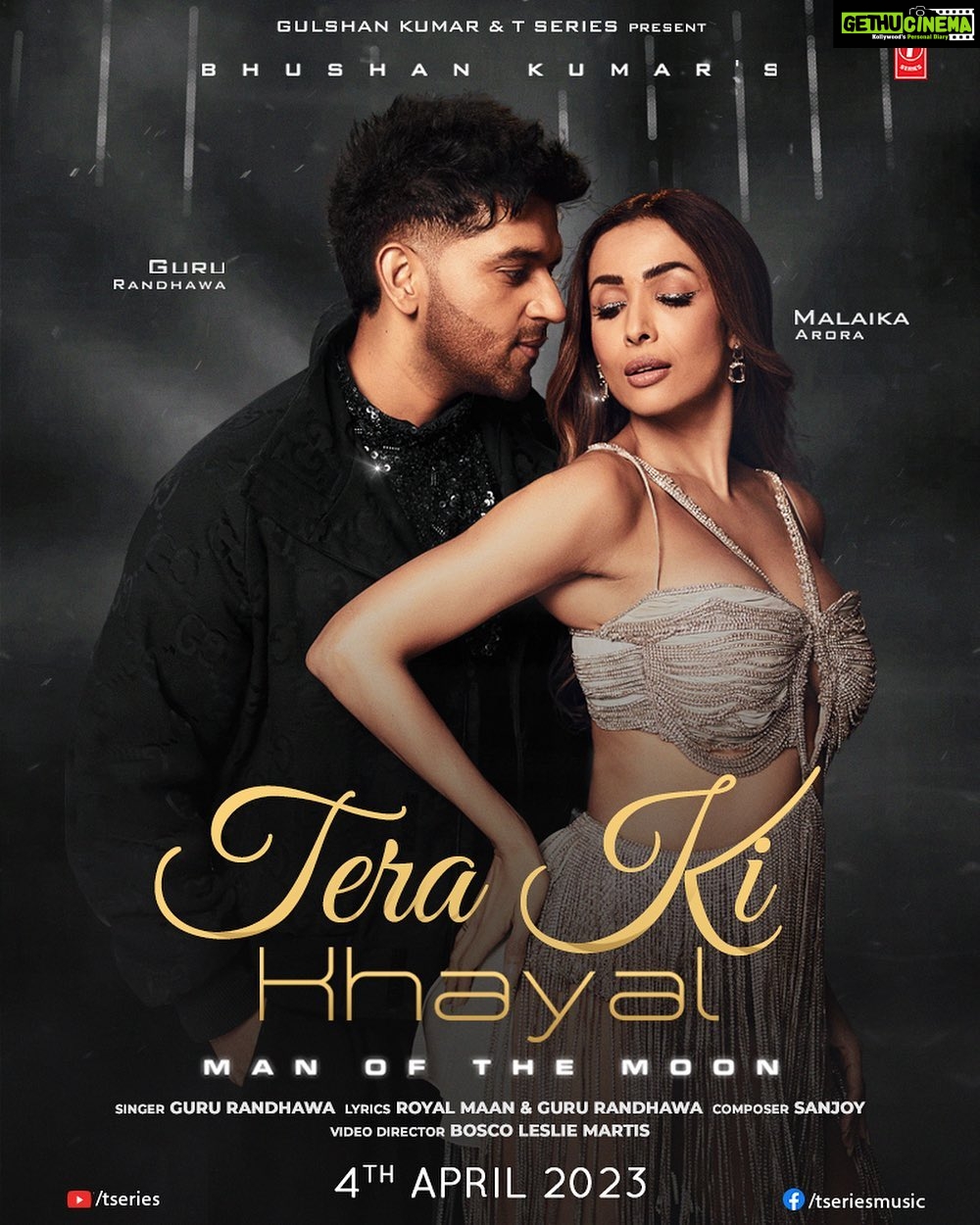 Malaika Arora Instagram - Get ready to be hooked to this fiery track! #TeraKiKhayal from #ManOfTheMoon releasing on 4th April 2023. Stay tuned.🌕 #tseries @tseries.official #BhushanKumar @gururandhawa @iroyalmaan @sanjoyd @boscomartis
