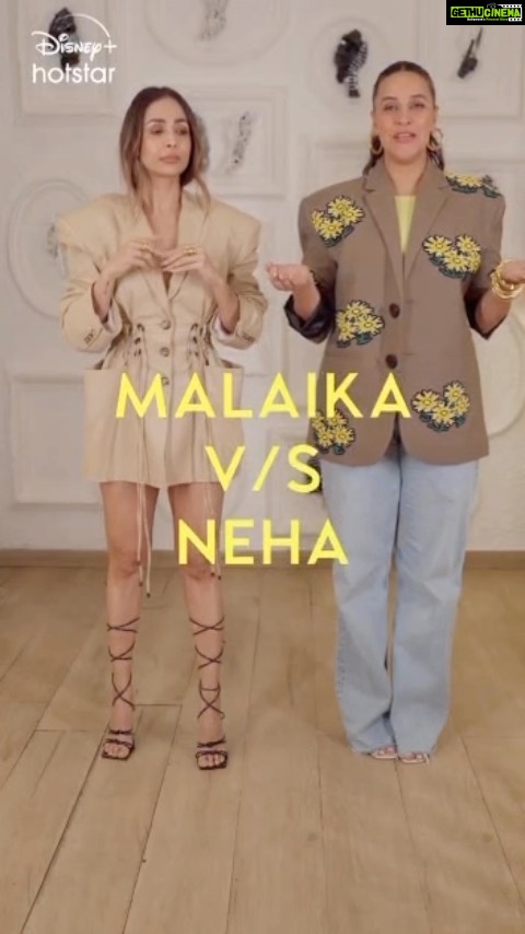 Malaika Arora Instagram - When two BFFs meet, the shenanigans begin! Wanna know more? Catch us in #HotstarSpecials #MovingInWithMalaika now streaming Mon - Thu 8pm only on @disneyplushotstar #MIMonHotstar #MovingInWithMalaikaOnHotstar @banijayasia @deepak30000 @mrinalinni @shyamrathi1411 @banijaygroup @balangirish @sageinsta @khuzema_kezer