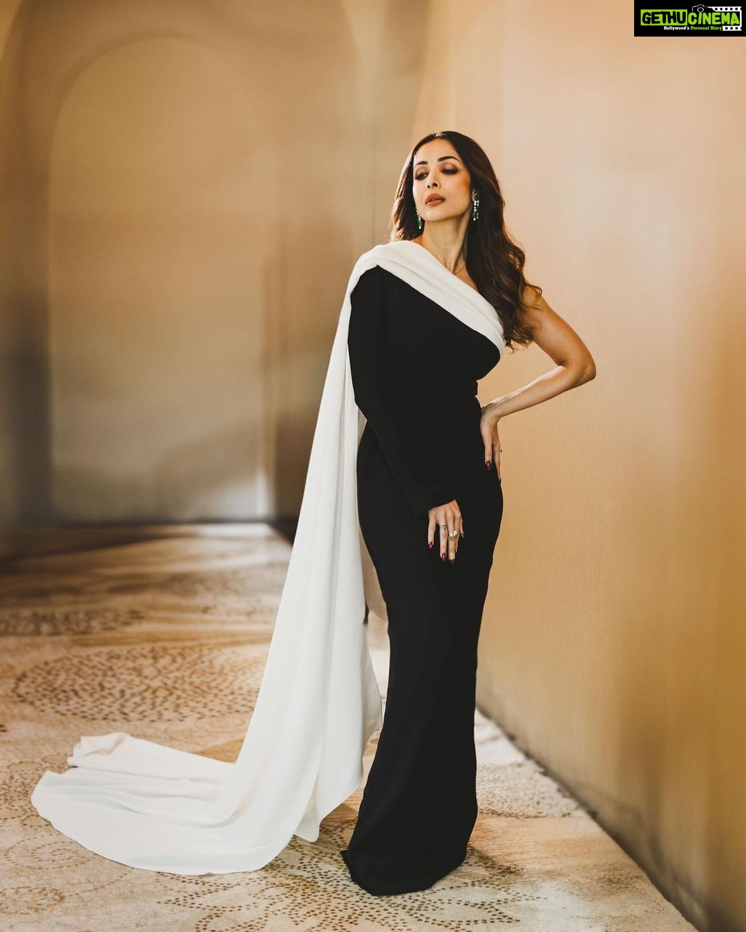 Malaika Arora Instagram - Gown - @gaffestudios @vandafashionagency Jewellery - @kkjewelsofficial @ascend.rohank Shoes - @louboutinworld Styled by - @aasthasharma @reannmoradian @wardrobist Hair - @souravv_roy_ Makeup - @simone.hairandmakeup Managed by- @naureen.abdullah 📸 - @studiopicsing