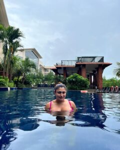 Malavika Instagram - Life is cool by the pool🌴♥️