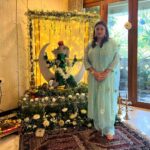 Malavika Instagram - Embracing the blessings of Lord Ganesha 🙏🪔 #ganeshchaturthi