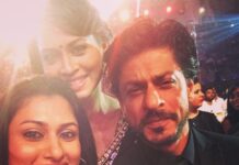 Malavika Instagram - An incredible day with the one and only SRK! 📸💫 Let’s rock the world, just like Jawan at the box office. #SRKLove #JawanSuccess #Jawan #throwback #2014vijaytvawards