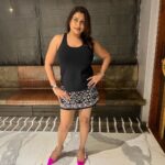 Malavika Instagram - Feelin’ fierce in black and a sprinkle of cute. 🖤✨