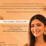Mamta Mohandas Instagram - Come join me in Fremont, CA on the 21st of October at the Resham Event center for a dinner gathering organized by @arohngoofficial and all your contribution & proceedings is going to make a difference in the lives of innocent children fighting cancer in India. I’m looking forward to meeting you all there and making it memorable for myself and my family too as I am bringing my parents who have been and still are my core pillars of strength in my survival story to this occasion. Cuz we ‘get’ you & you are not alone in this @nvmohandas @mohandasganga For more details and registration info pls call or text +1 (408) 836-7764. Let’s share our journeys … 🤗 💗 🎗️