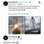 Mamta Mohandas Instagram – We deserve more than just ‘good’ for this.. I think.. this is awesome .. congrats #isro !! #india 🇮🇳 yeayyy!!! #chandrayan3 #happyme #isroteam #jaihind