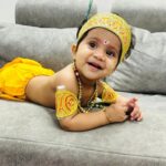 Manali Rathod Instagram – My cute little kanha❤️❤️#krishnajanmashtami