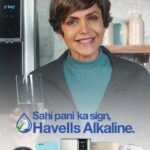Mandira Bedi Instagram – Ignorance is risky especially when it comes to the water you consume! So before you question every single detail about your diet, take a closer look at your water. 
With 8 stages of filtration that dispenses 8+pH water in hot, warm or ambient temperatures, never forget that Sahi Paani Ka Sign is only Havells Alkaline!

#Havells #SahiPaniKaSignHavellsAlkaline #HavellsWaterPurifier #WaterPurifier #MandiraBedi