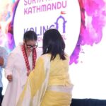 Manisha Koirala Instagram - Legendary Bollywood actress Manisha Koirala conferred with “Nepal Yashaswi Sanman” at the 2nd edition of Surya Nepal Kathmandu Kalinga Literary Festival… #KalingaLitFest