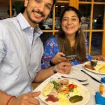Manjima Mohan Instagram - With my favorite person doing our favorite activity ❤️ 📷 @rahulpiljen