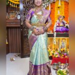 Manjula Paritala Instagram - #all abt Varalakshmivratham #full video in yt #manjulanirupam #kanchipattusaree @queenschoicepattusarees