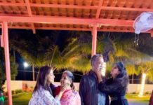 Manjula Paritala Instagram - #Parents are like angels sent frm god to guide us through life and be a part of our love #familyiseverything❤️ #parentsareourworld #sisterslove❤️