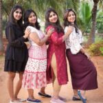 Manjula Paritala Instagram – #sisters💕👭👭 

@keerthijaidhanush @kala_chinni_3031 @jyothi.akhil.54