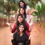 Manjula Paritala Instagram – #sisters💕👭👭 

@keerthijaidhanush @kala_chinni_3031 @jyothi.akhil.54